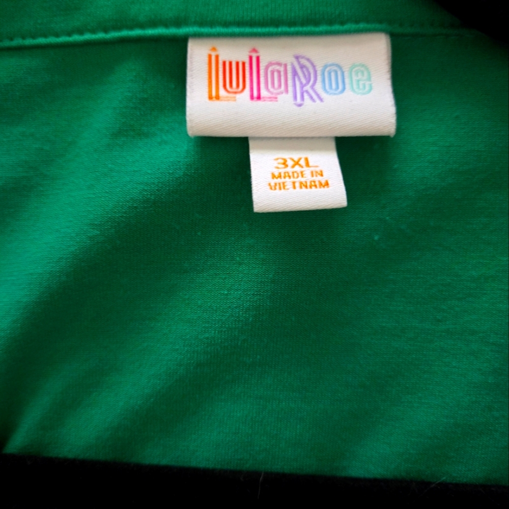 LuLaRoe Green Top 3XL